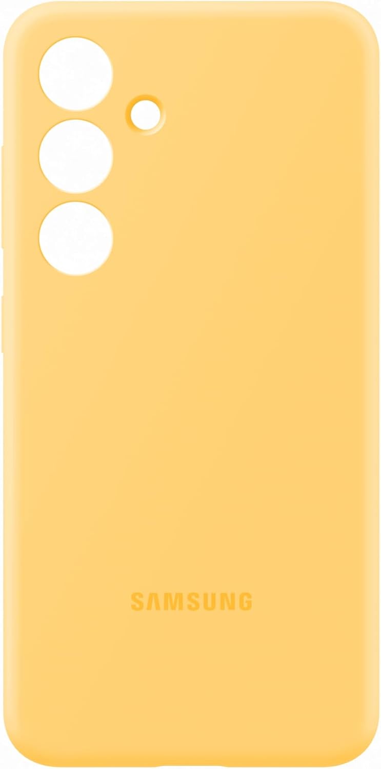 Samsung Galaxy S24 Silicone Case | Yellow Samsung Galaxy S24 Silicone Case | Yellow